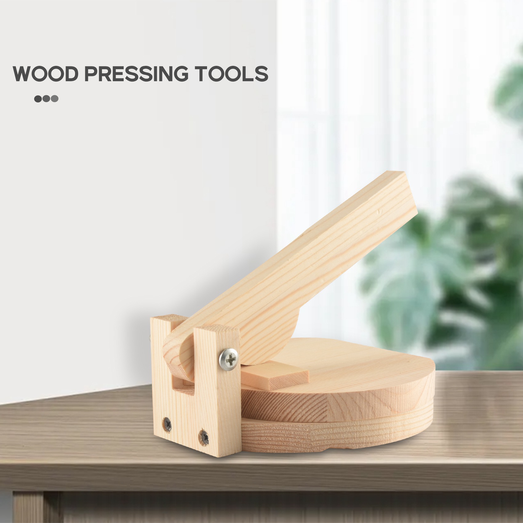 Kitchen Gadgets Dumpling Maker - Prensa de madera para tortillas, máquina