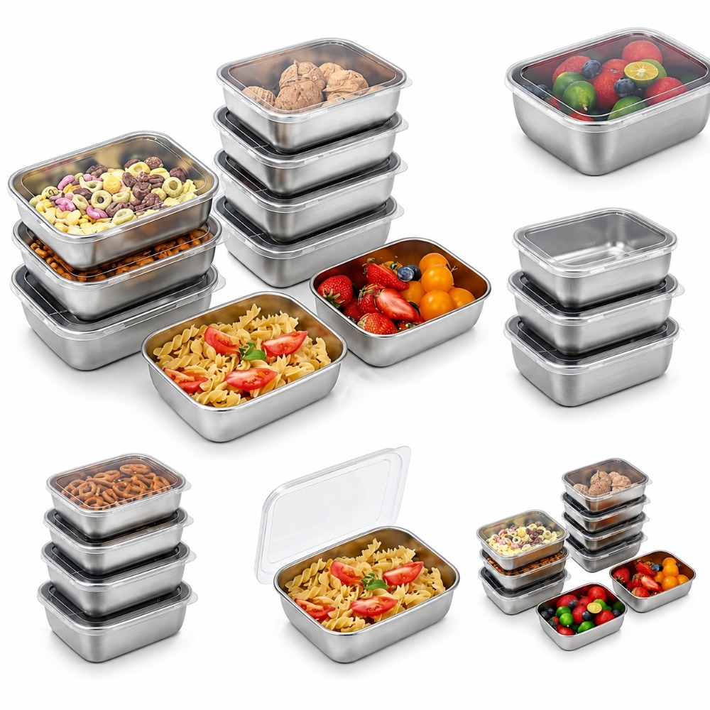 Juego de 6 Recipientes Herméti - Kitchen Gadgets Organizer reseña y precio