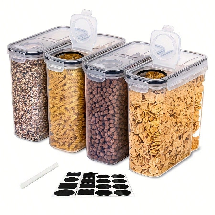Juego de 4 recipientes herméti - Kitchen Gadgets Organizer reseña y precio
