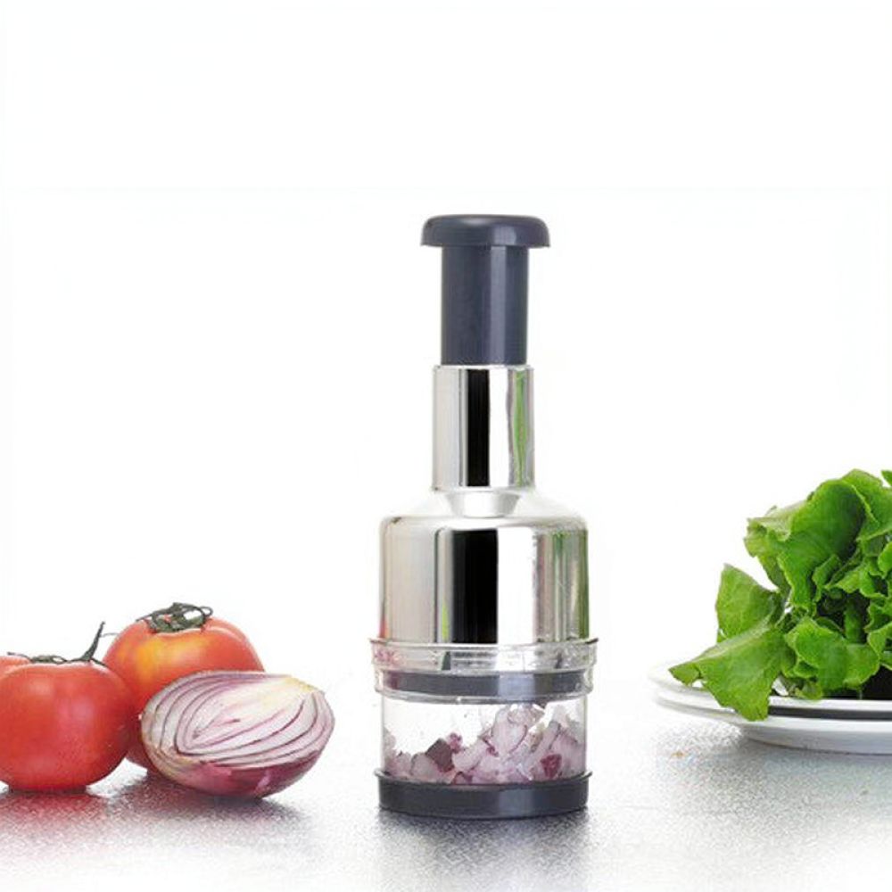 Prensa de ajo de acero inoxida - Kitchen Helper Gadgets reseña y precio