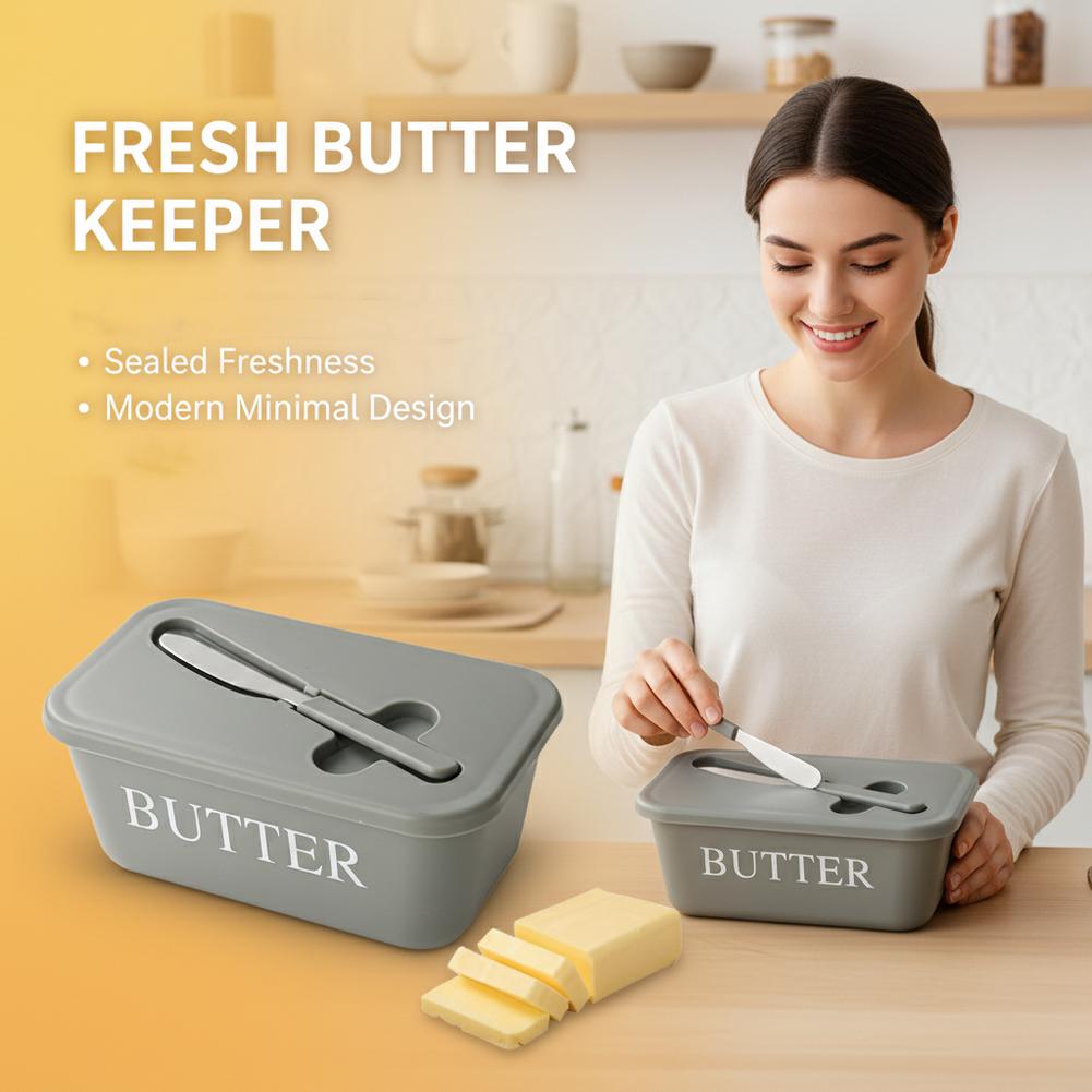 Mantequillera de PP con Tapa y - Kitchen Gadgets Organizer reseña y precio