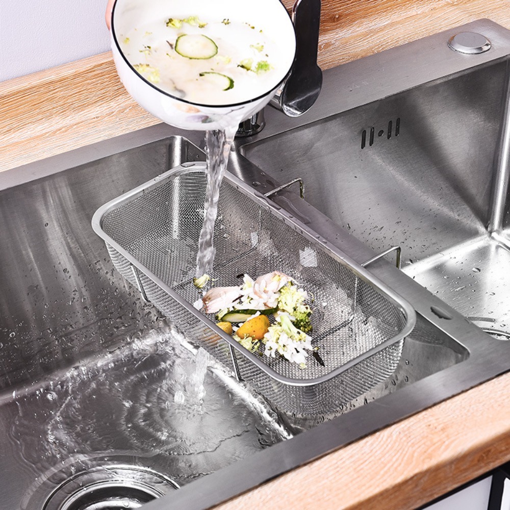 Cesta de drenaje para fregader - Kitchen Helper Gadgets reseña y precio